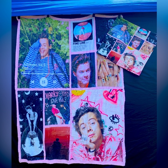 harry styles Bedding New Harry Styles Blanket W Pillow Case Poshmark